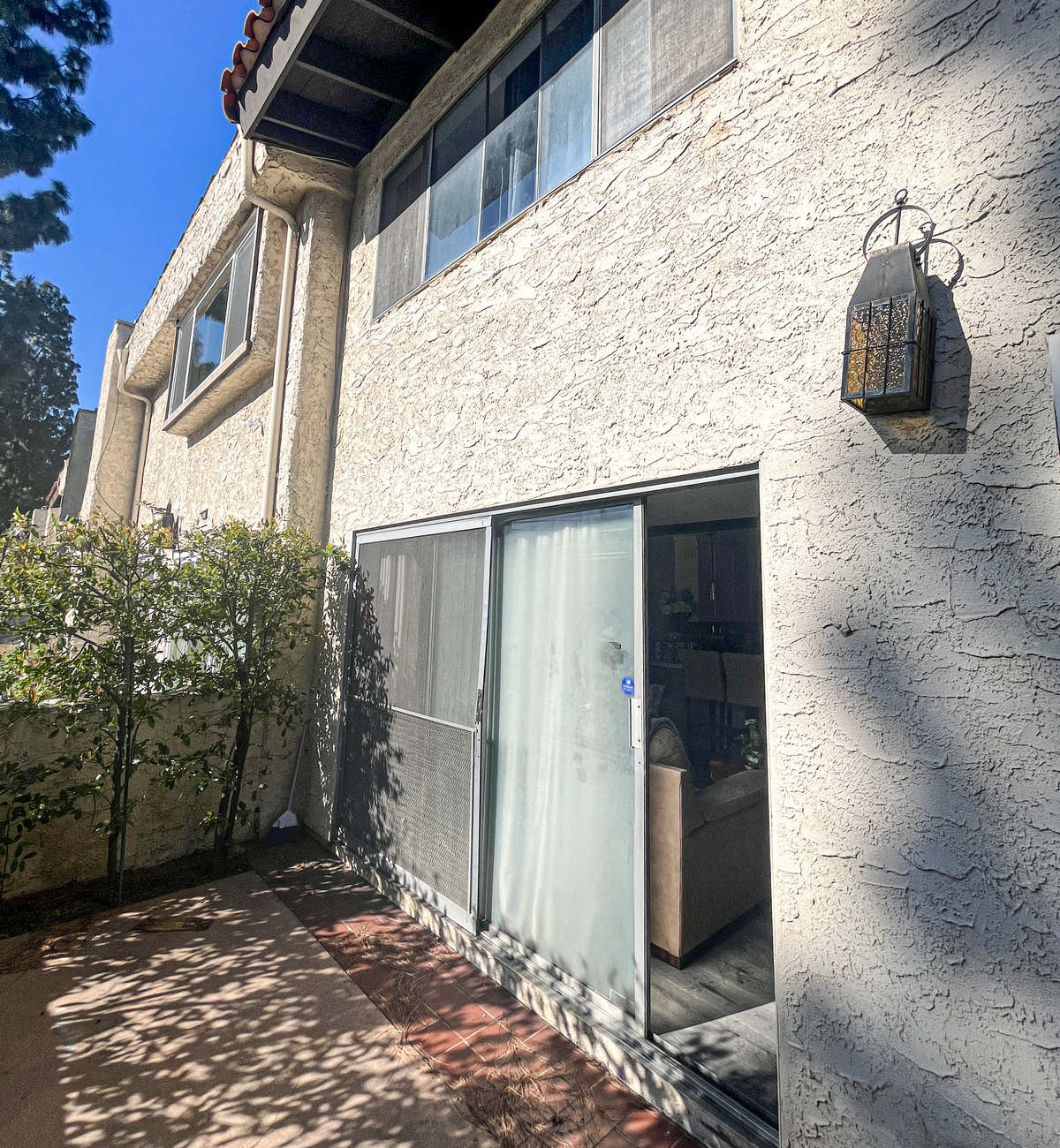 old sliding door