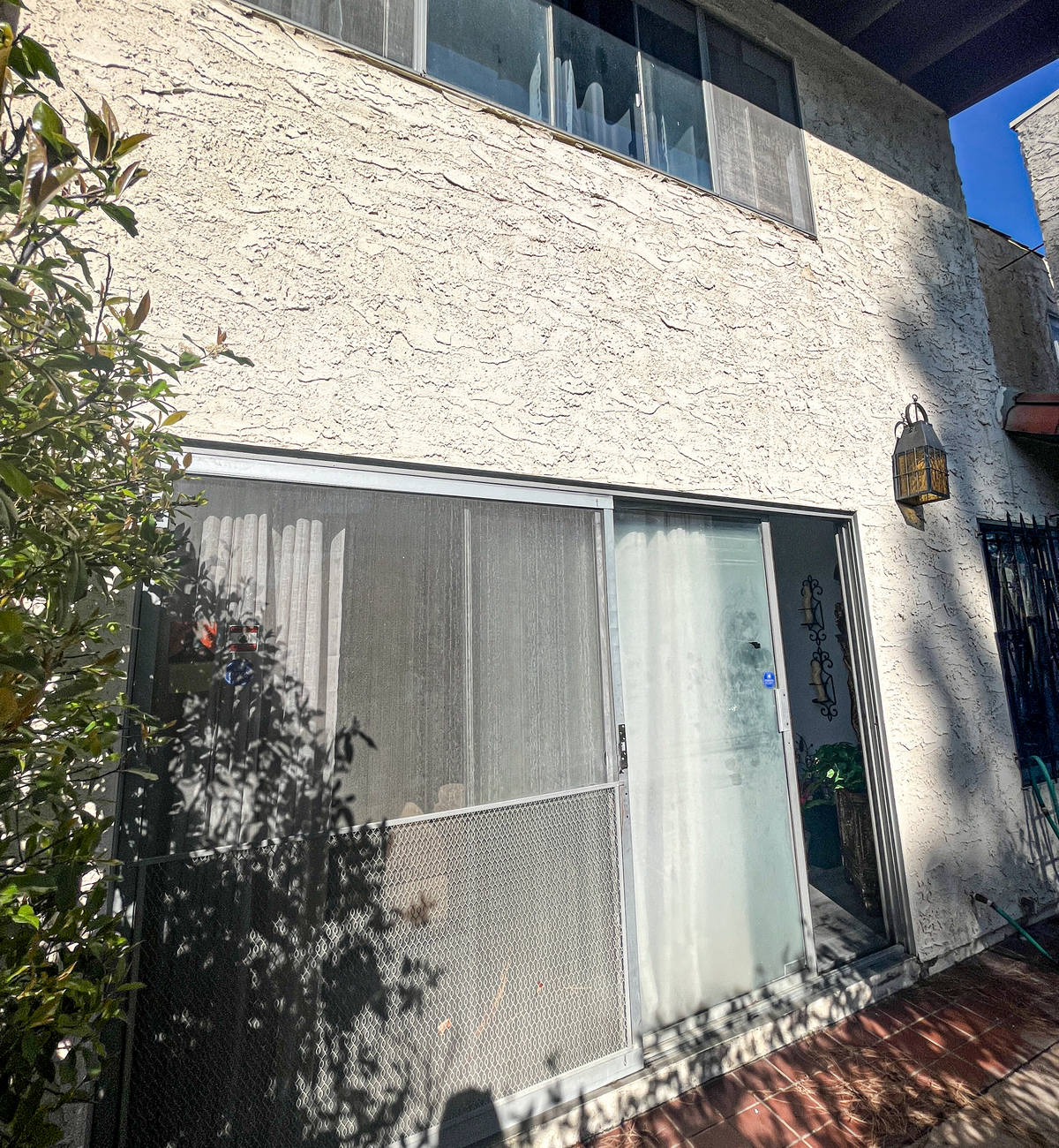 old sliding door